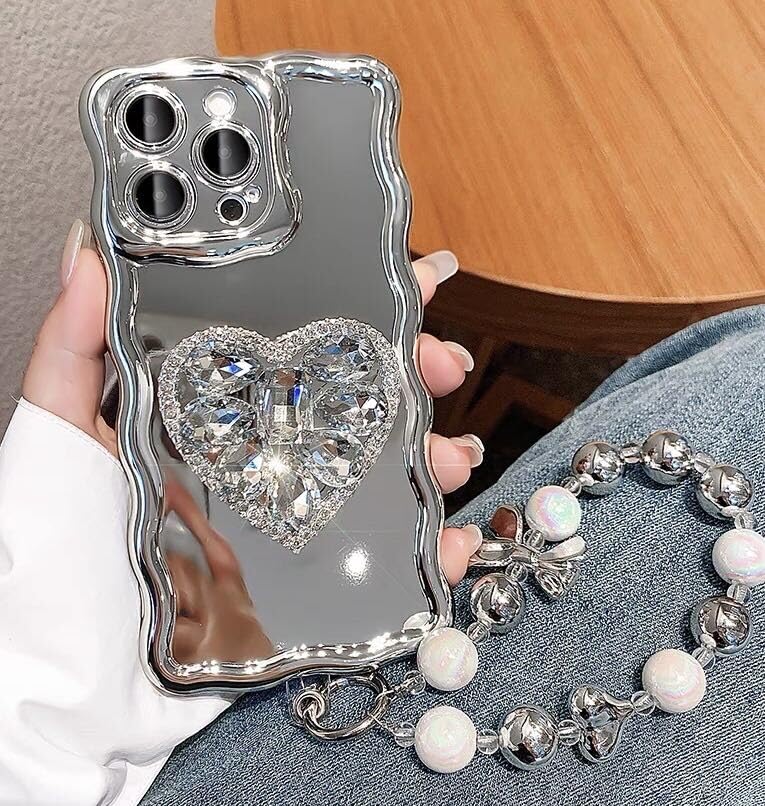 Amazon.com: Designed for iPhone 14 Pro Max Case Luxury Chrome